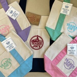 Mommy and Kids Set of Trader Joe's Tote Bags